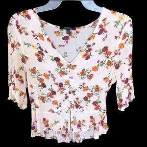 Ambiance White Top Size Small